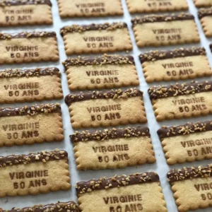 Biscuit enrobé personnalisé