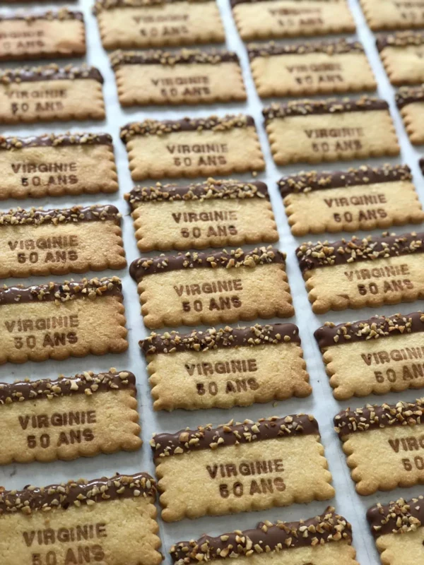 Biscuit enrobé personnalisé