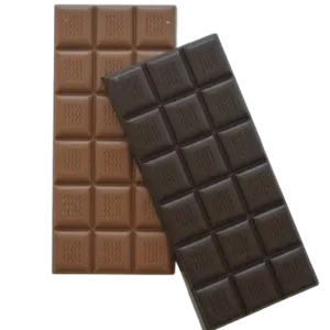 Tablette de chocolat sans sucre