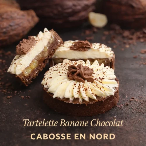 Tartelette banane chocolat