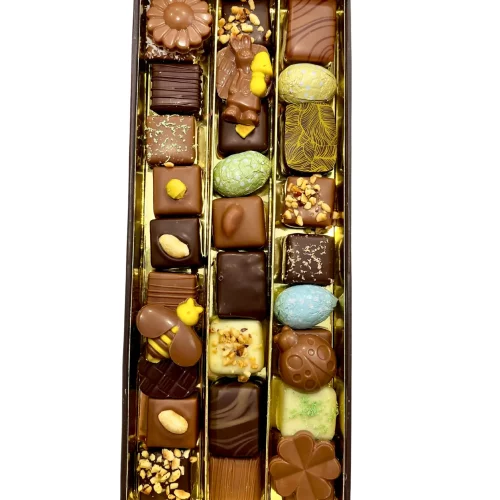Coffret chocolats de Pâques
