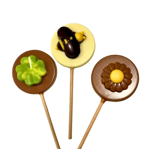 sucettes en chocolat